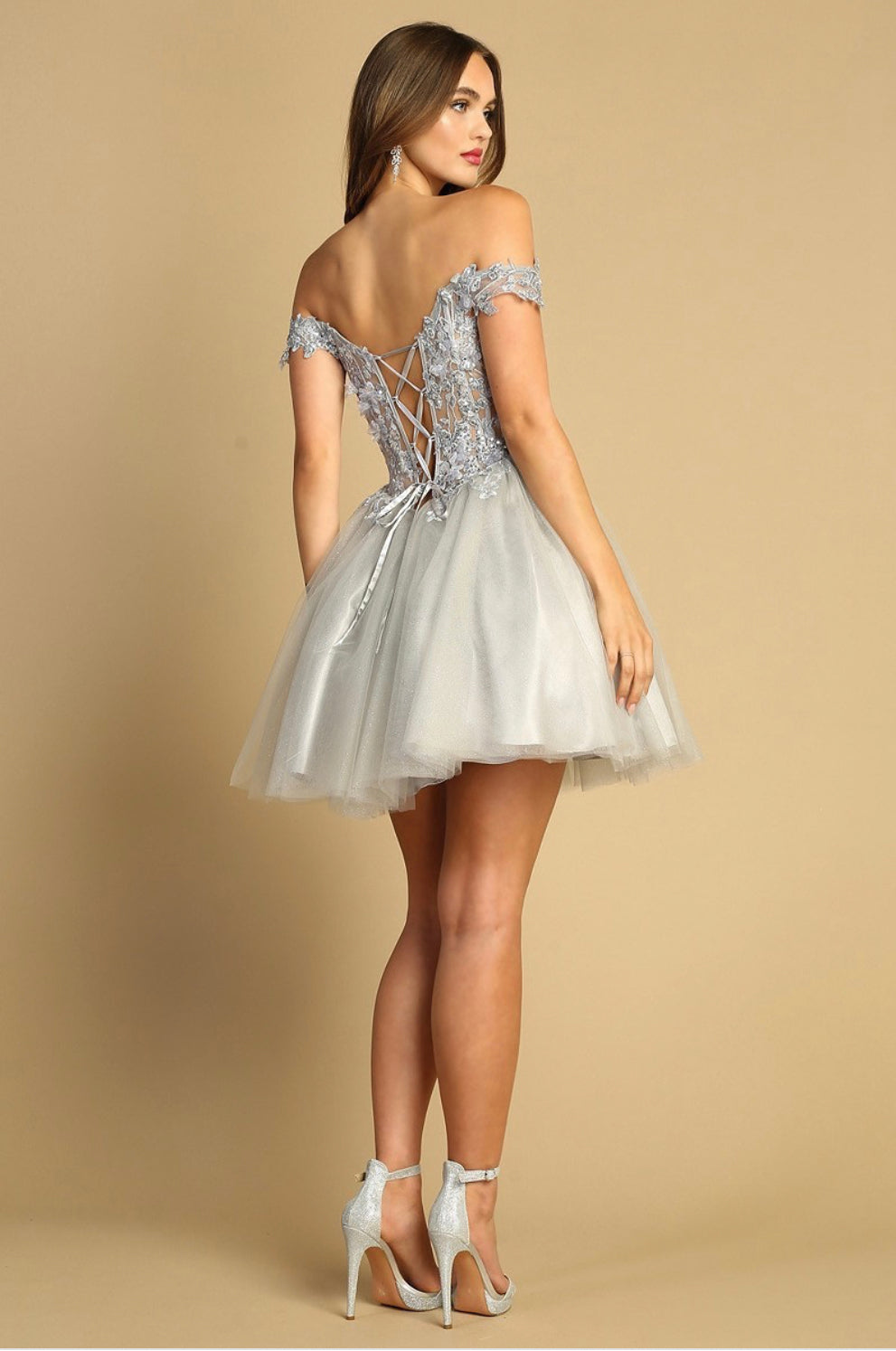 silver dama dresses